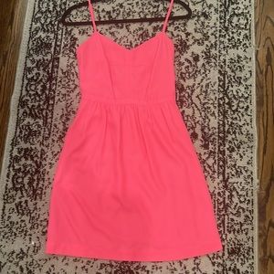 Pink J. Crew cami dress
